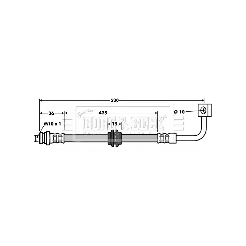 Flexible de frein BORG & BECK BBH7474