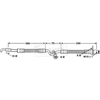 Flexible de frein BORG & BECK BBH7479