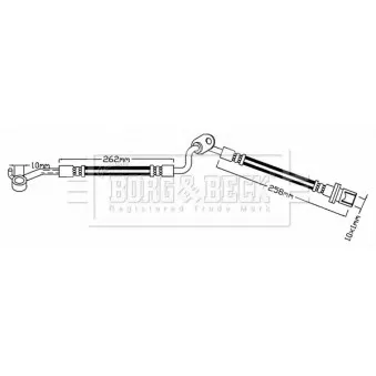 Flexible de frein BORG & BECK BBH7485