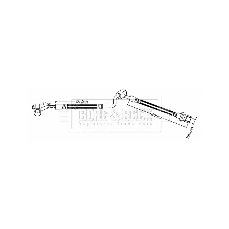 Flexible de frein BORG & BECK BBH7485