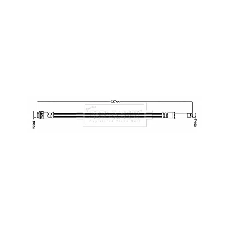 Flexible de frein BORG & BECK BBH7494