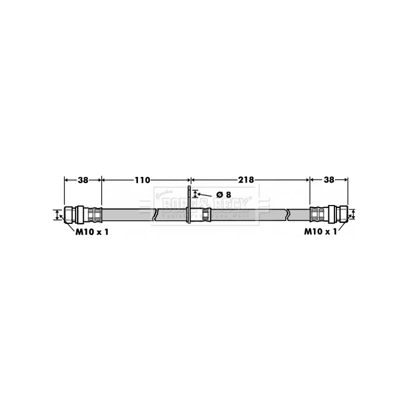 Flexible de frein BORG & BECK BBH7499