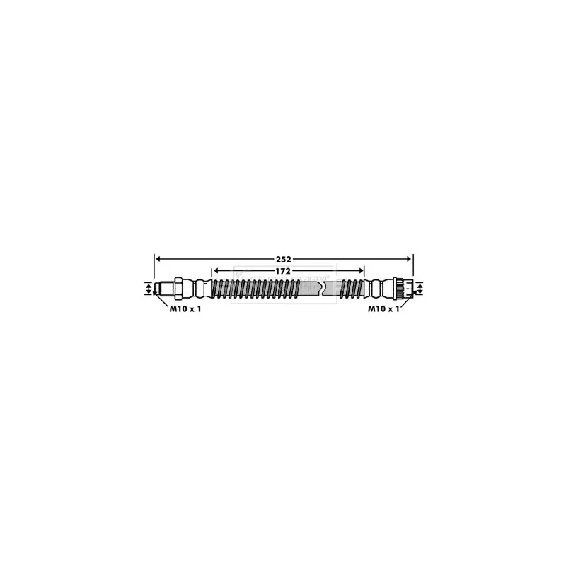 Flexible de frein BORG & BECK BBH7511