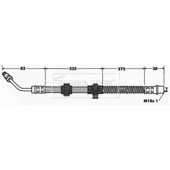 Flexible de frein BORG & BECK BBH7517