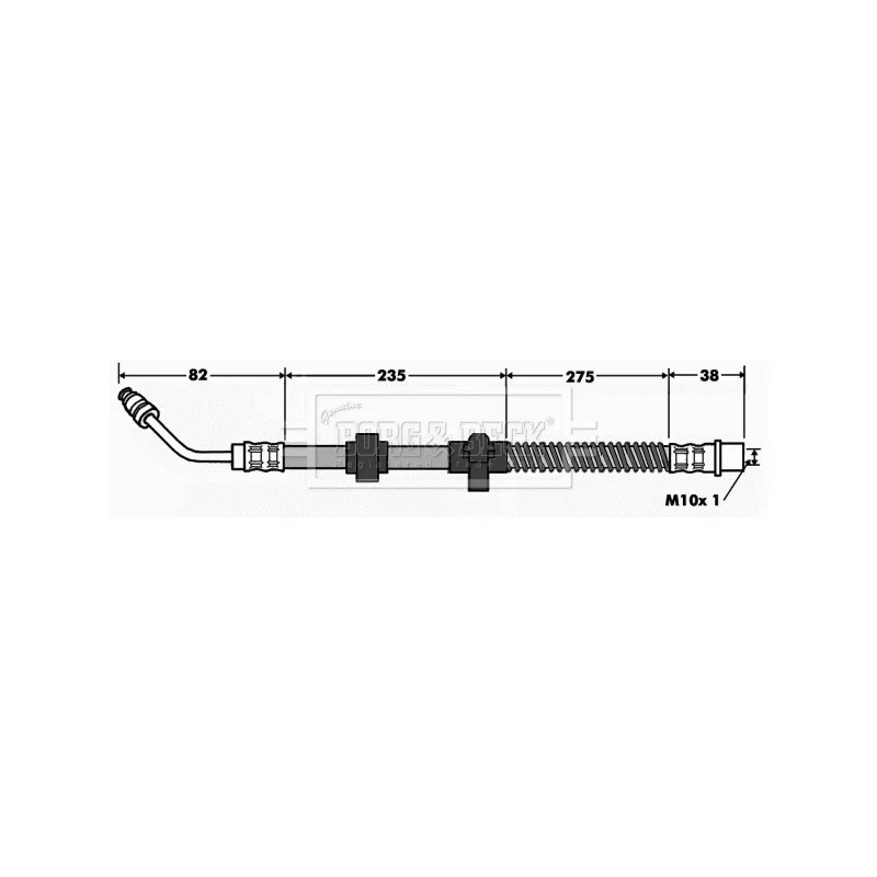 Flexible de frein BORG & BECK BBH7517