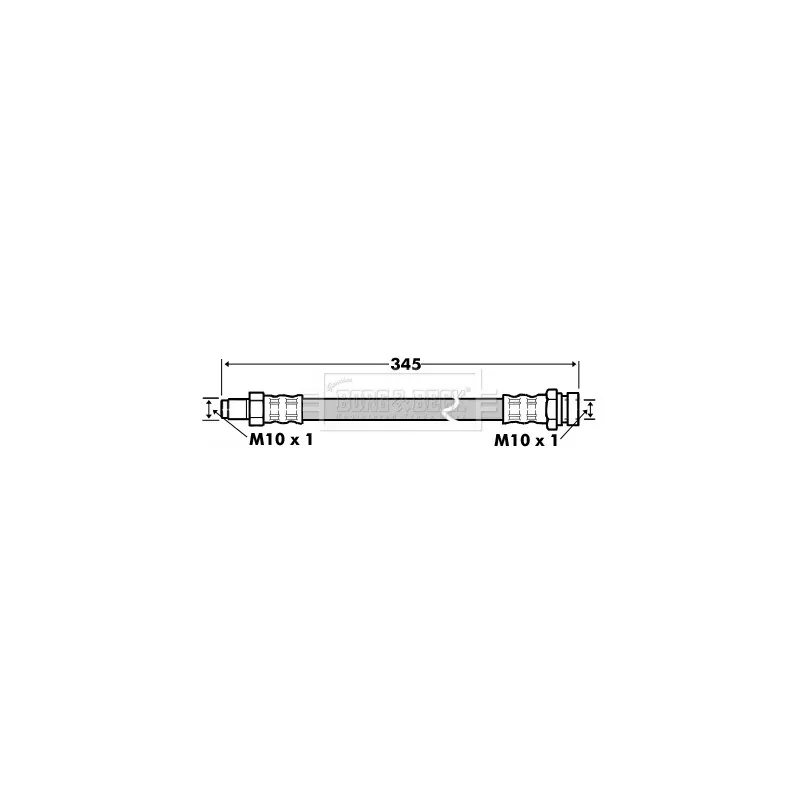 Flexible de frein BORG & BECK BBH7521