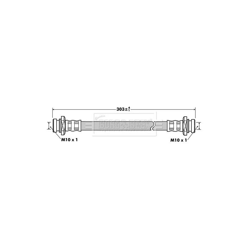 Flexible de frein BORG & BECK BBH7524