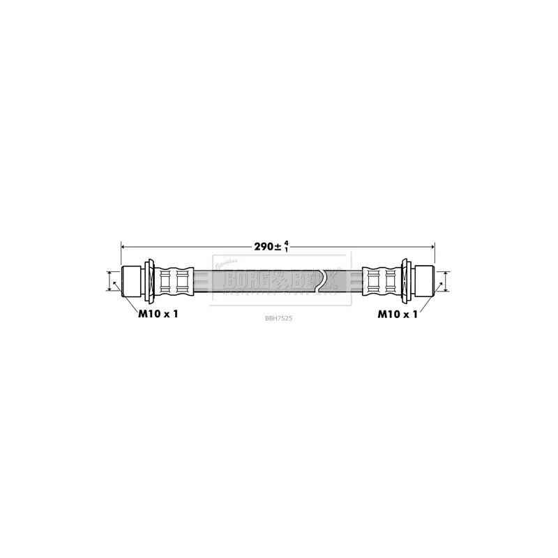 Flexible de frein BORG & BECK BBH7525