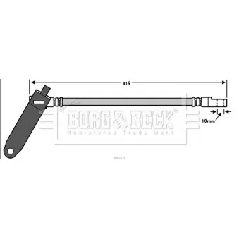 Flexible de frein BORG & BECK BBH7535