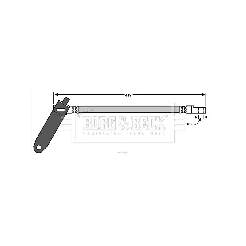 Flexible de frein BORG & BECK BBH7535