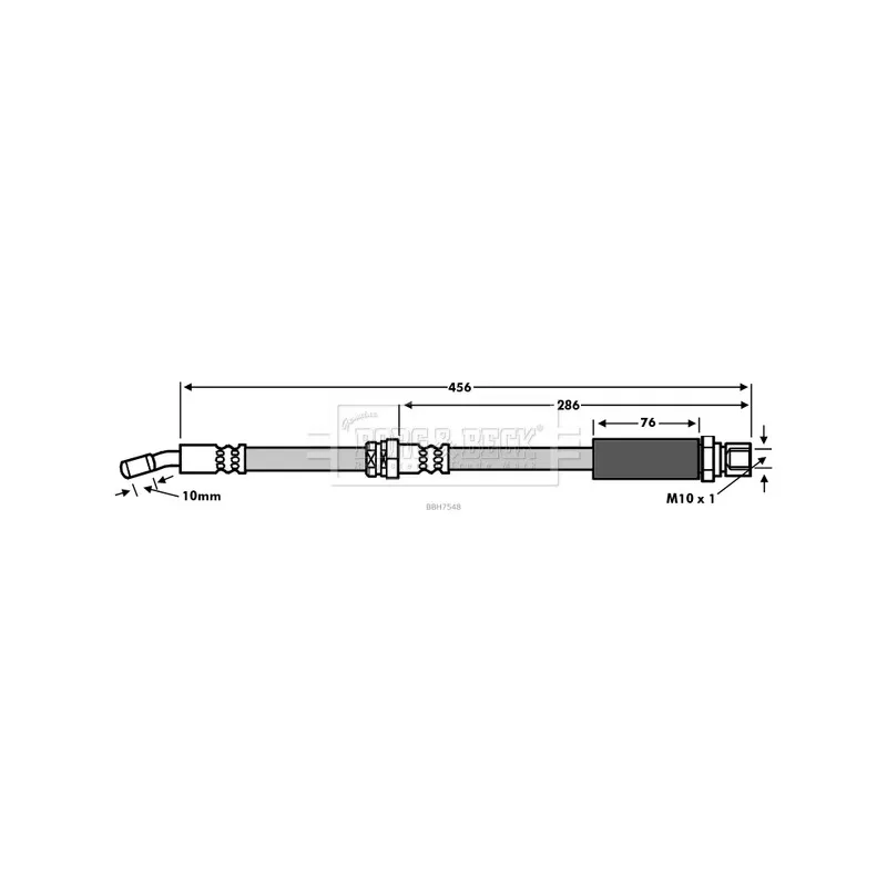 Flexible de frein BORG & BECK BBH7548