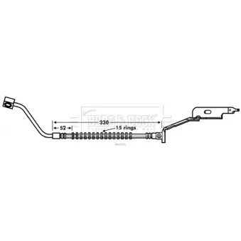 Flexible de frein BORG & BECK BBH7551