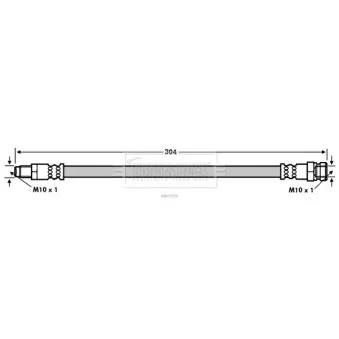 Flexible de frein BORG & BECK BBH7559