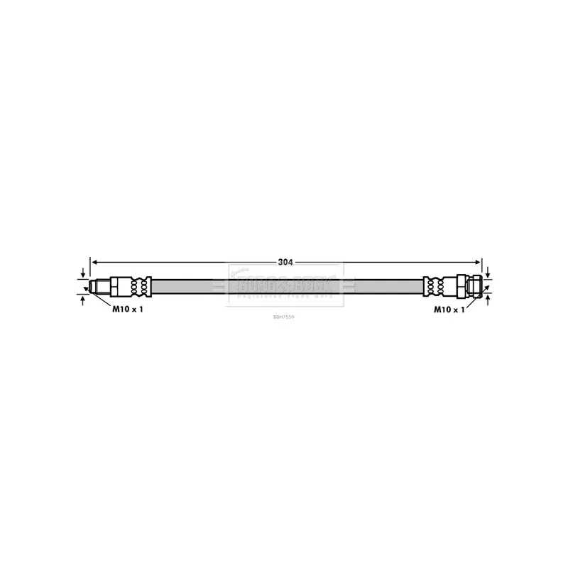 Flexible de frein BORG & BECK BBH7559