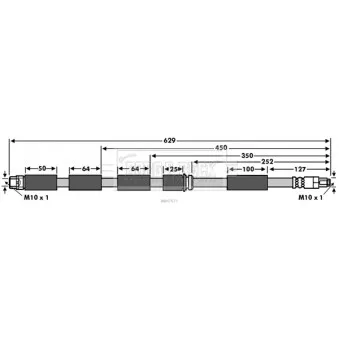 Flexible de frein BORG & BECK BBH7577