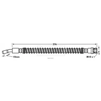 Flexible de frein BORG & BECK BBH7605