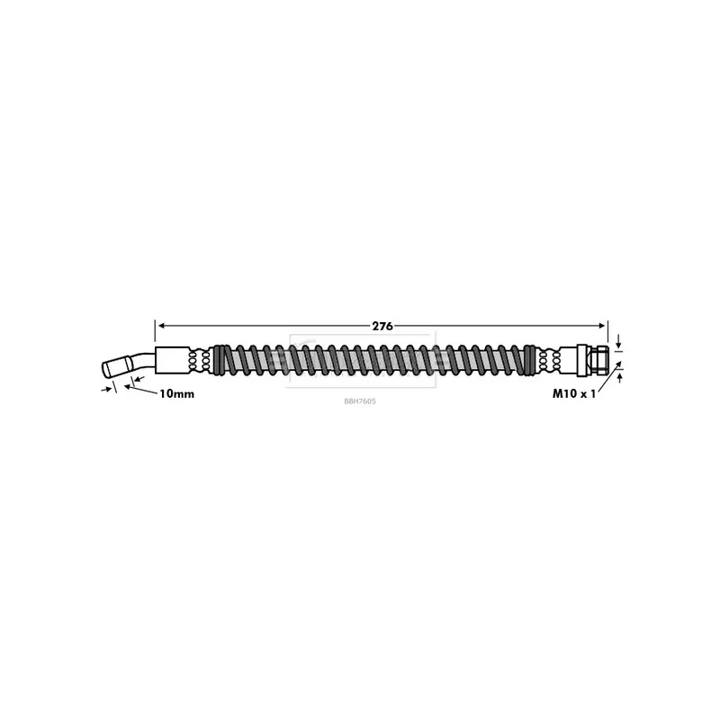 Flexible de frein BORG & BECK BBH7605