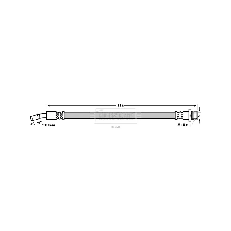 Flexible de frein BORG & BECK BBH7608