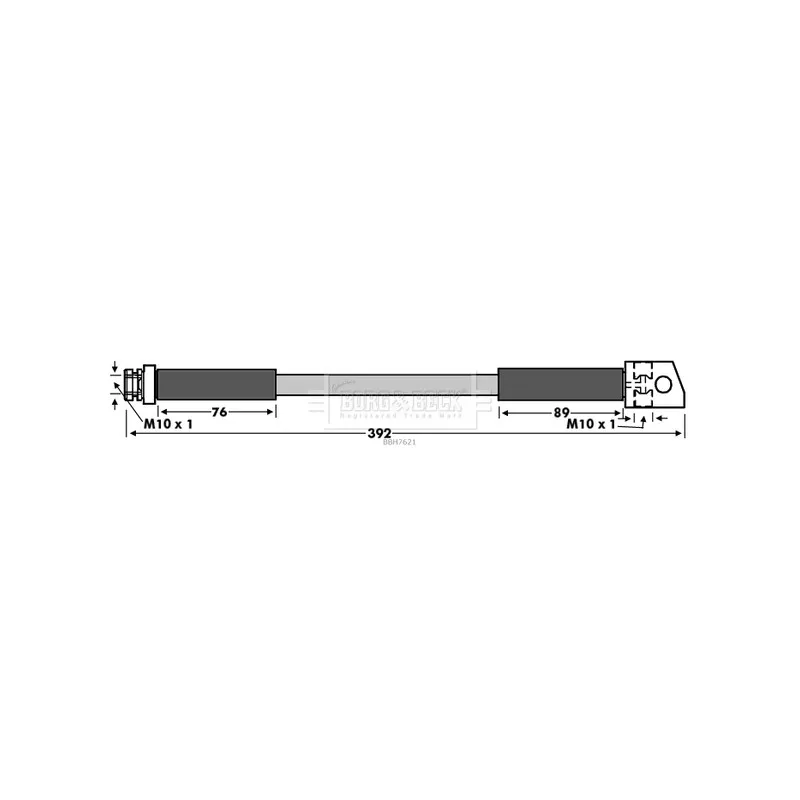 Flexible de frein BORG & BECK BBH7621