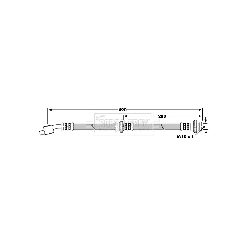 Flexible de frein BORG & BECK BBH7653