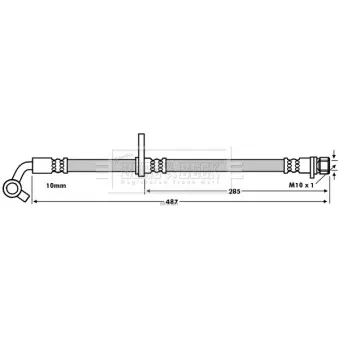 Flexible de frein BORG & BECK BBH7681