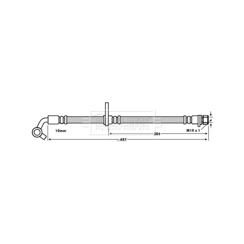 Flexible de frein BORG & BECK BBH7681