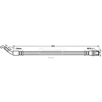 Flexible de frein BORG & BECK BBH7688