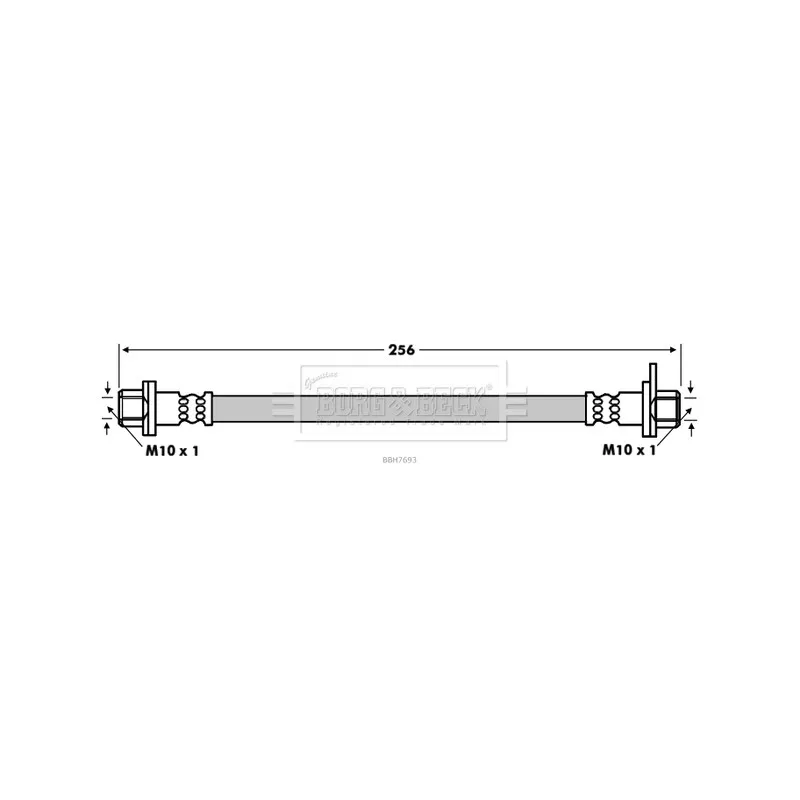 Flexible de frein BORG & BECK BBH7693