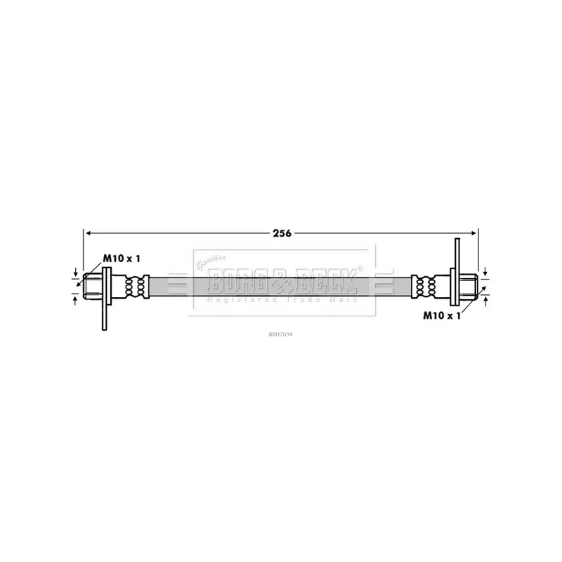 Flexible de frein BORG & BECK BBH7694