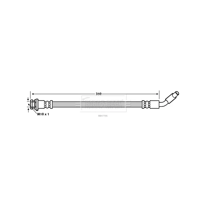 Flexible de frein BORG & BECK BBH7706