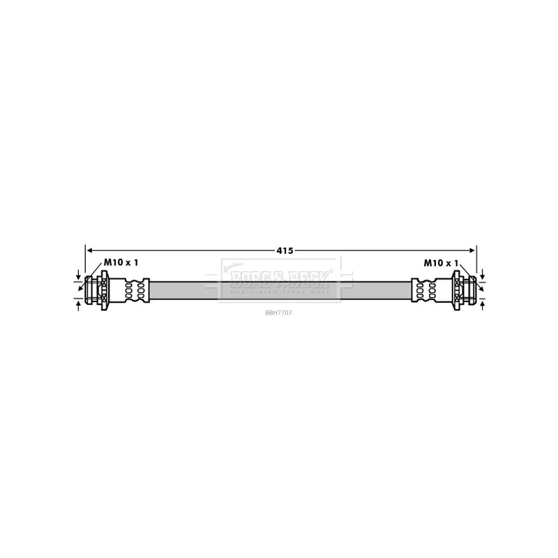 Flexible de frein BORG & BECK BBH7707