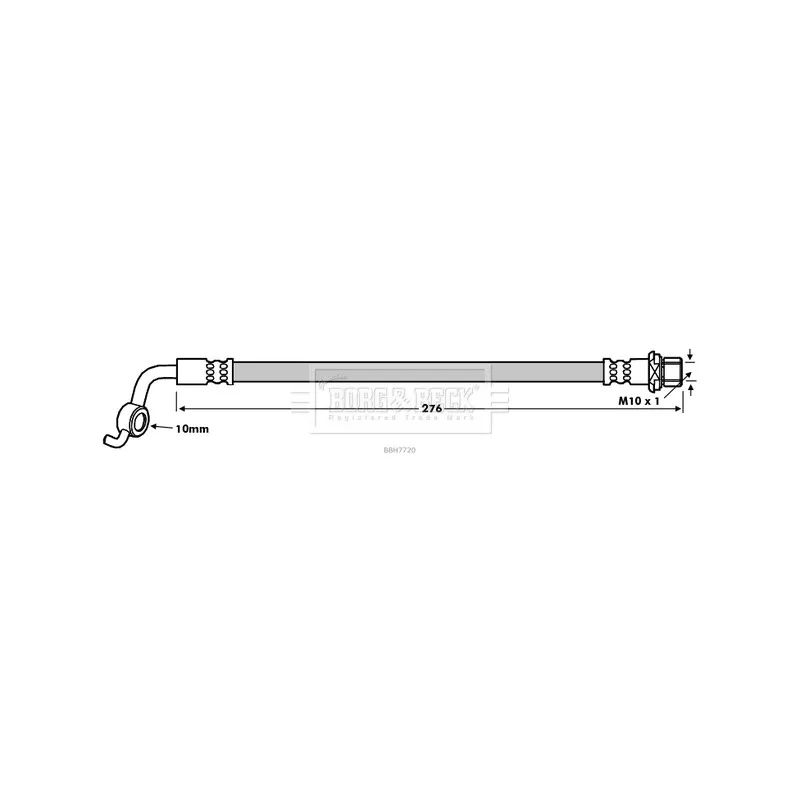 Flexible de frein BORG & BECK BBH7720