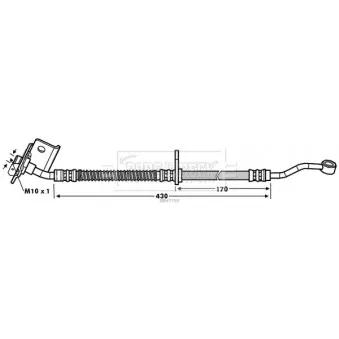 Flexible de frein BORG & BECK BBH7759