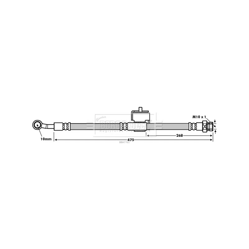 Flexible de frein BORG & BECK BBH7761