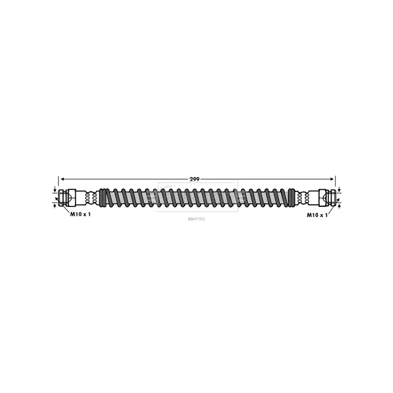 Flexible de frein BORG & BECK BBH7762