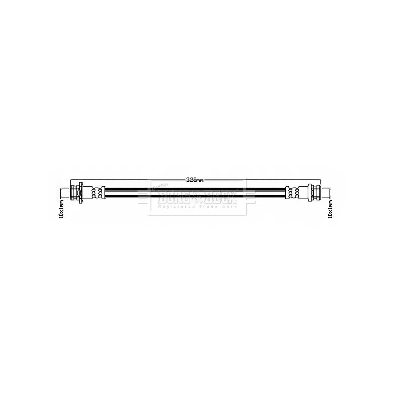 Flexible de frein BORG & BECK BBH7767