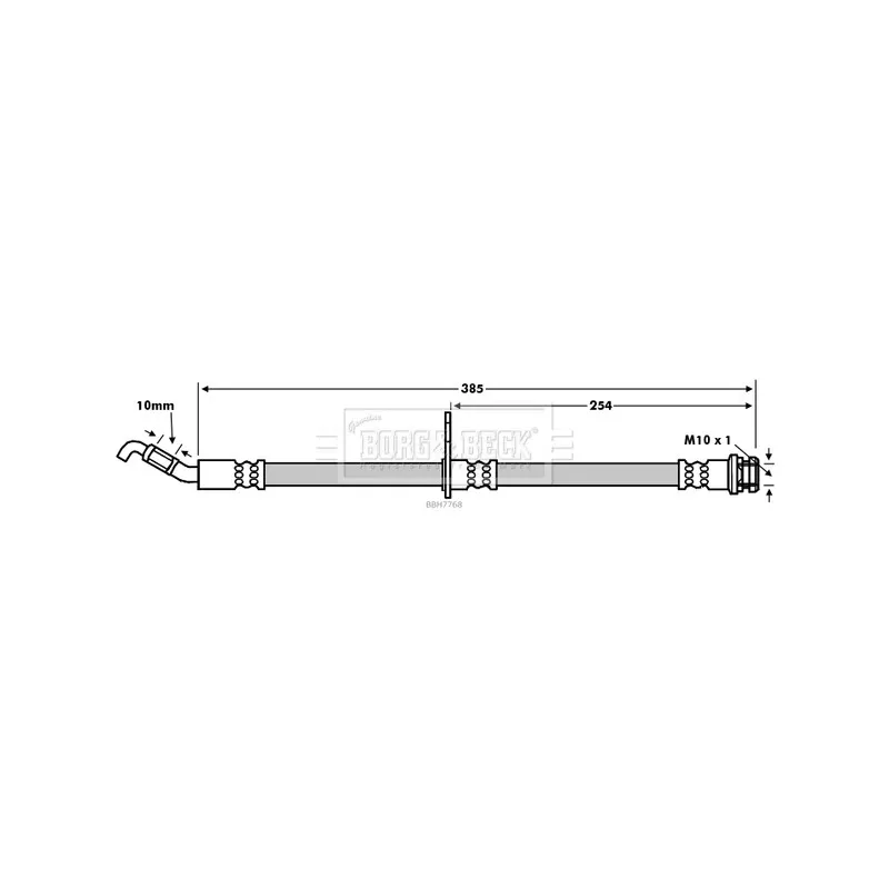 Flexible de frein BORG & BECK BBH7768