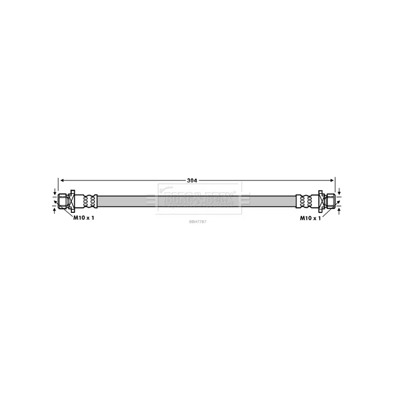 Flexible de frein BORG & BECK BBH7787