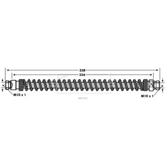 Flexible de frein BORG & BECK BBH7805