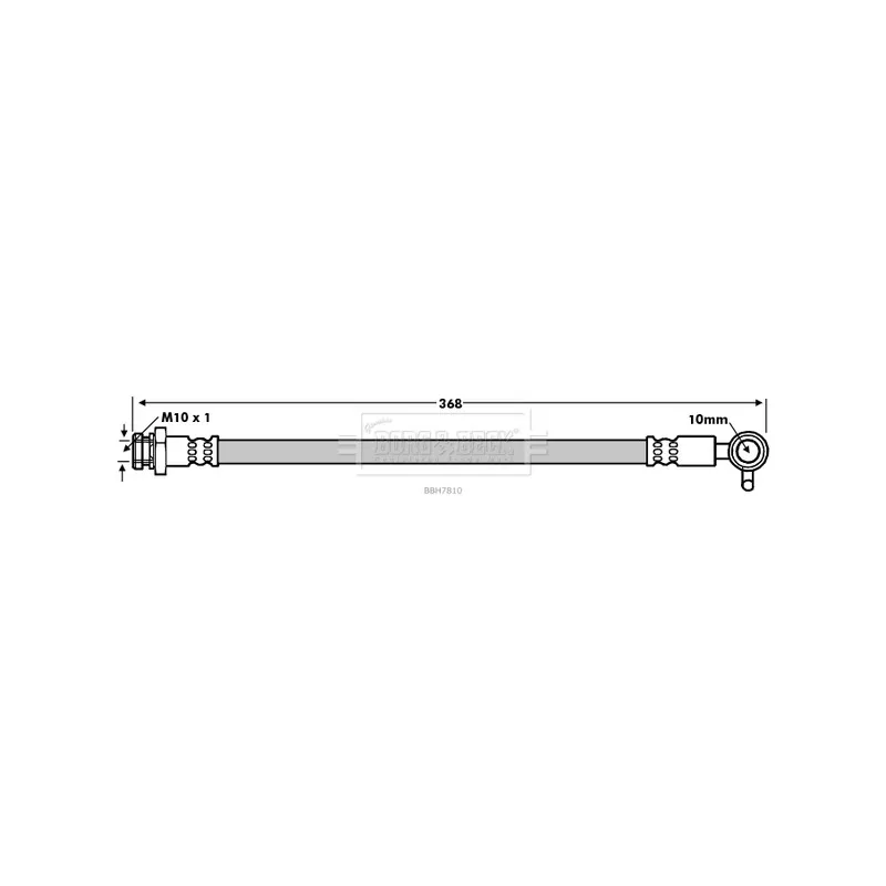 Flexible de frein BORG & BECK BBH7810