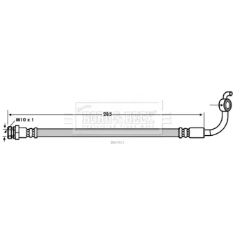 Flexible de frein BORG & BECK BBH7812