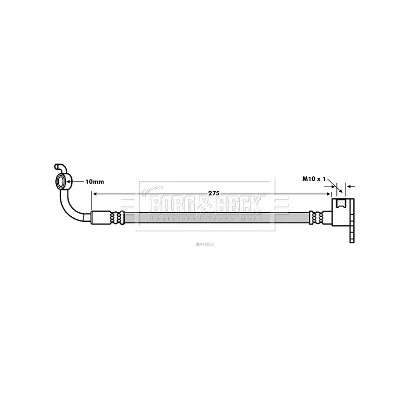 Flexible de frein BORG & BECK BBH7813