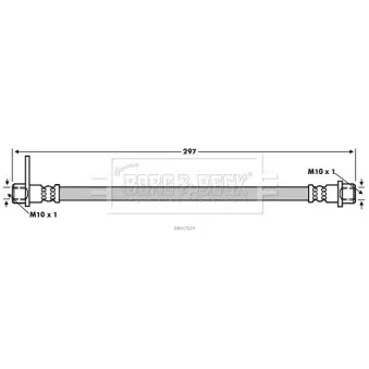 Flexible de frein BORG & BECK BBH7829