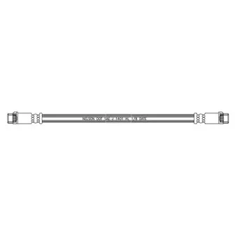 Flexible de frein BORG & BECK BBH7837