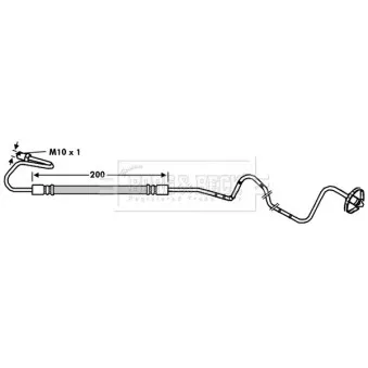 Flexible de frein BORG & BECK BBH7839