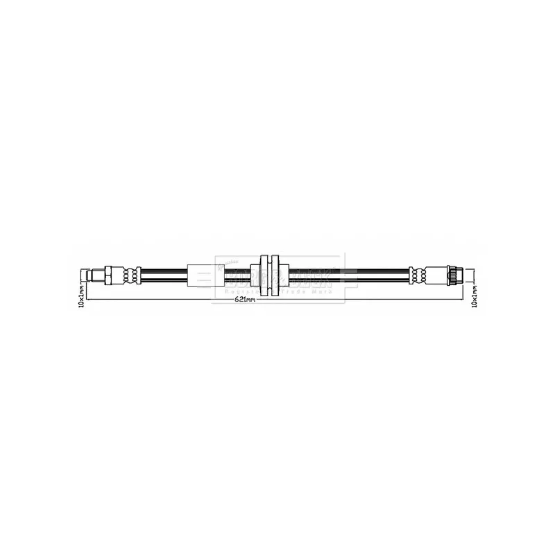 Flexible de frein BORG & BECK BBH7852