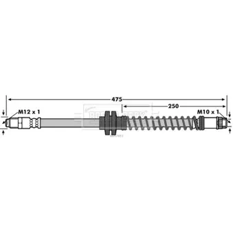 Flexible de frein BORG & BECK BBH7853