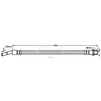 Flexible de frein BORG & BECK BBH7856