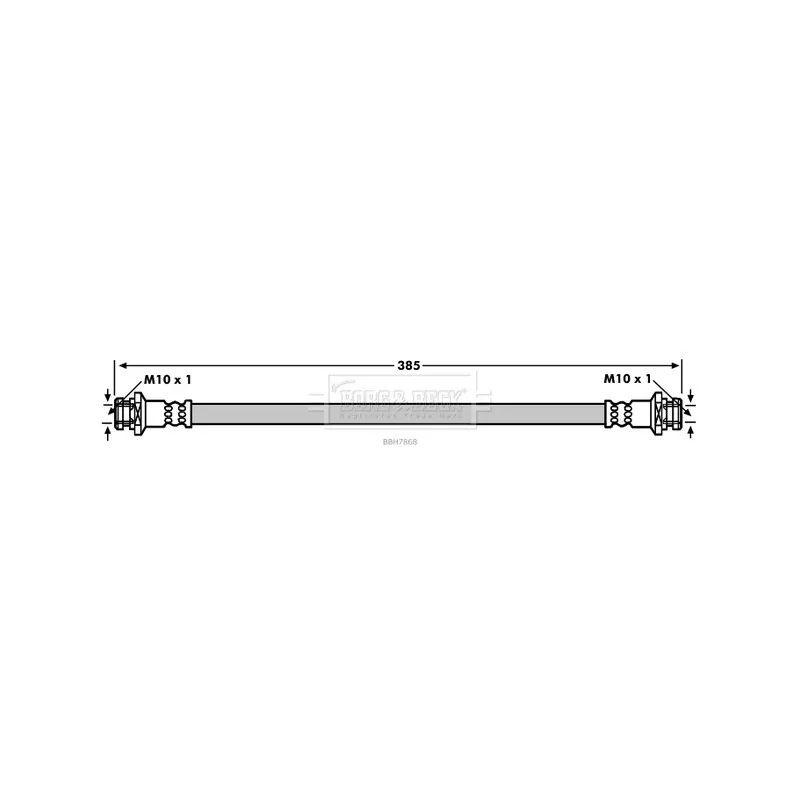 Flexible de frein BORG & BECK BBH7868