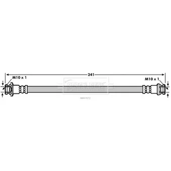 Flexible de frein BORG & BECK BBH7872